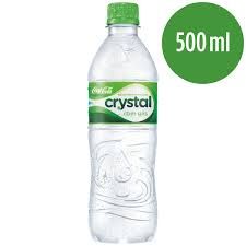 Água Mineral com Gás CRYSTAL Garrafa 500ml ( 12 unidades )